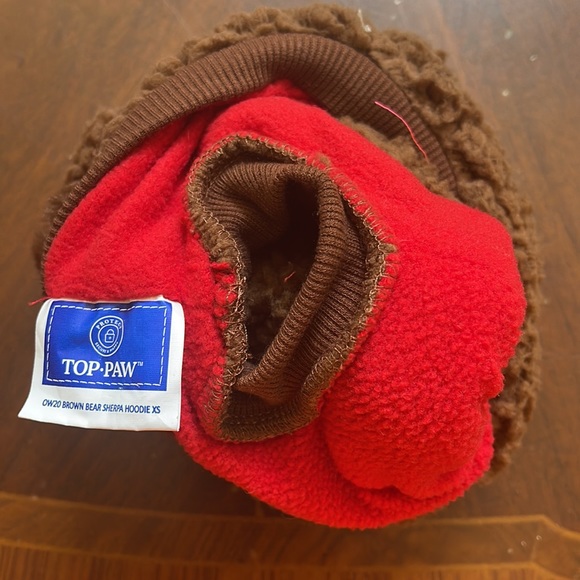 Top Paw small dog brown fleece bear outfit - Picture 3 of 3